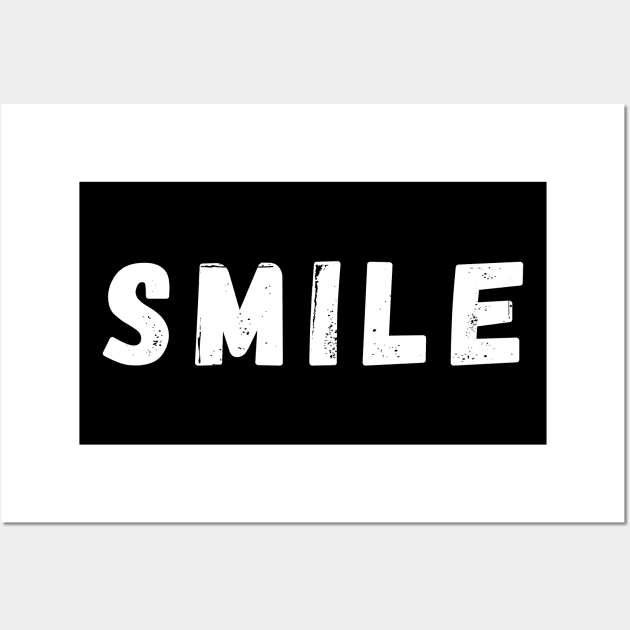 Smile - White Wall Art by KoreDemeter14